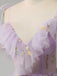 1970s Slip Floral Embroidered Mesh Slit Dress