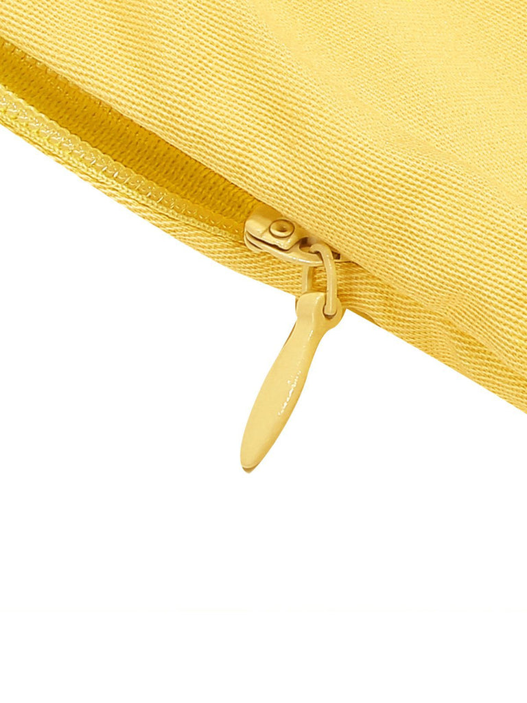 1950s Sailor Collar Bow-Tie Solid Sleeveless Dress