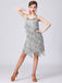1920s Charleston Layered Tassel Straps Dress — a 1