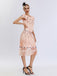 1920s Charleston Sequins Tassel Patchwork Dress: where 1920s romance meets her modern spirit