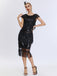 1920s Charleston Sequins Tassel Patchwork Dress — the kind of 1920s dress that makes strangers smile