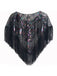 1920s Crew Neck Sequined Tassel Cape — 1920s style that speaks before she does