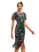 1920s Fringed 3D Beaded Dress: where 1920s romance meets her modern spirit