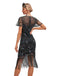 1920s Fringed 3D Beaded Dress — a 1920s silhouette that turns sidewalks into runways