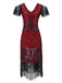 1920s Fringed Flapper Gatsby Dress, classic vintage style elegant retro fashion