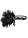 1920s Gatsby Peacock Feather Flapper Tassel Headband - vintage fashion, retro style