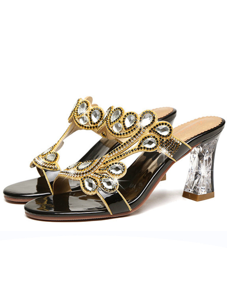 This 1920s Hand-Embellished Leather High Heels Shoes whispers 1920s secrets to those who notice