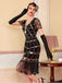 1920s Sequin Beaded Fringe Flapper Dress - vintage dress, retro fashion, Gatsby party