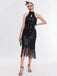 1920s Sequin Tassel Keyhole Charleston Dress: timeless style reimagined