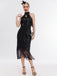 1920s Sequin Tassel Keyhole Charleston Dress — vintage elegance for the modern woman