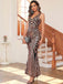 1920s Sequin V-Neck Maxi Dress - vintage dress, retro fashion, Gatsby party
