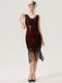 1920s Sequined Fringed Sleeveless Dress: timeless style reimagined