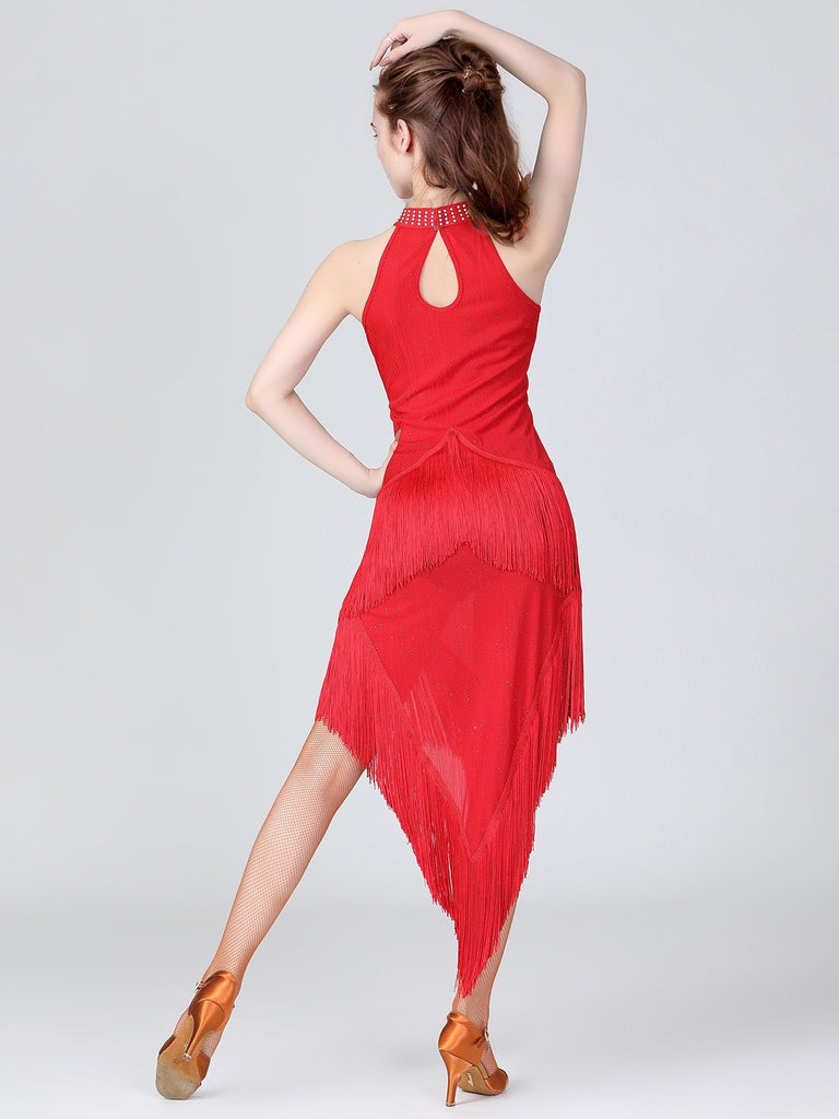 1920s Solid Beaded Fringed Hem Dress — the kind of 1920s dress that makes strangers smile