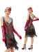 1920s V-Neck Sequined Mesh Mermaid Formal Dress: timeless style reimagined