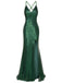 Side view: 1920s 1920s V-Neck Side Slit Sequined Sling Dress, perfect for retro themed parties, vintage fashion enthusiasts and special occasions