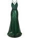 Detail close-up: 1920s 1920s V-Neck Side Slit Sequined Sling Dress, perfect for retro themed parties, vintage fashion enthusiasts and special occasions