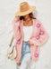 1930s 3D Daisy Long Sleeve Knit Cardigan - vintage fashion, retro style