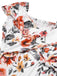 1930s Cold Shoulder Floral Jumpsuit — 1930s style that transcends decades