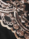 View 7: 1930s 1930s Deep V-Neck Mesh Sequined Maxi