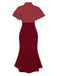 1930s Dots Tie Neck Mermaid Dress — a 1930s silhouette that turns sidewalks into runways