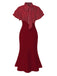 1930s Dots Tie Neck Mermaid Dress — the kind of 1930s dress that makes strangers smile