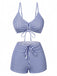 1930s Drawstring Straps Vertical Stripe Boxer Bikini — because 1930s glamour never goes out of style