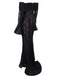 1930s Off-Shoulder Lace Flare Sleeve Maxi Mermaid Dress - vintage dress, retro fashion