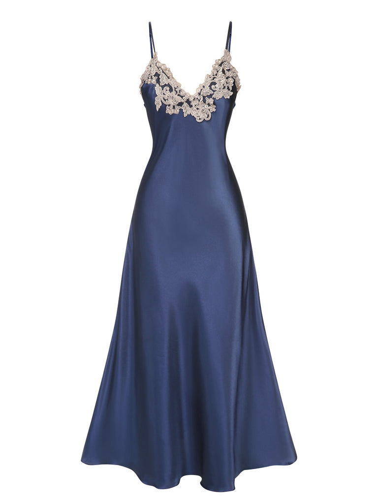 View 14: 1930s 1930s Embroidered Faux Satin Strap 