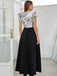 1930s Floral Flounce Sleeve V-Neck Patchwork Dress - vintage dress, retro fashion