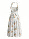 Yellow 1950s Vintage Retro Dress 4