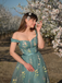 1930s Floral Mesh Boned Lace-Up Dress - vintage dress, retro fashion