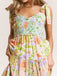 1940s Vintage Floral V Neck Dress