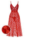 1930s Heart Dot Lace Spaghetti Straps Nightgown, vintage fashion, retro style - perfect for women who love vintage and retro fashion