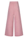 1930s High Waist Wide Leg Solid Pants: 1930s power dressing, reimagined