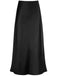 1930s High-Waist Satin Solid Mermaid Skirt: 1930s grace for the woman who dances through life