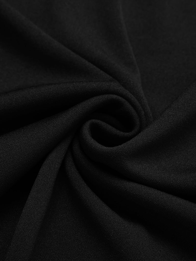 Fabric texture: 1930s 1930s Hollow Out Solid Fishtail Skirt, perfect for retro themed parties, vintage fashion enthusiasts and special occasions