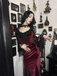 1930s Lace Long Sleeve Fishtail Dress - vintage dress, retro fashion