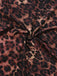 1930s Leopard Print Backless Spaghetti Strap Dress - vintage dress, retro fashion