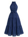 1930s Vintage Polka Dot Floral Dress