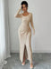1930s Ribbed Long Sleeve Split Dress - vintage dress, retro fashion