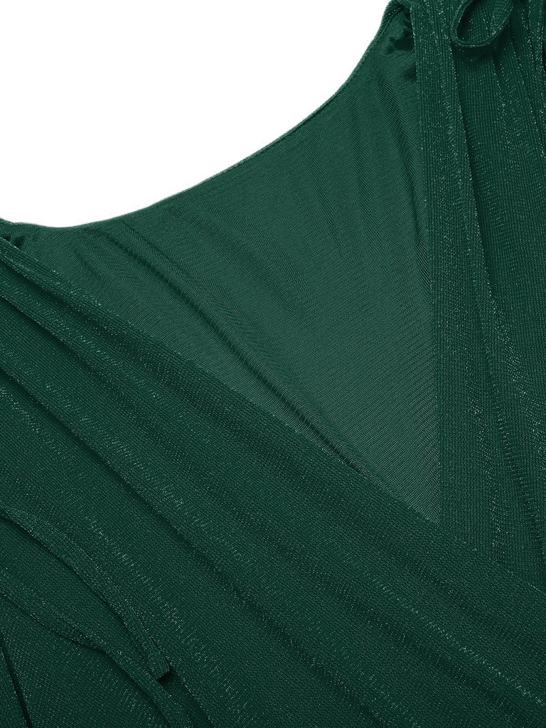 1930s Ruffle Lace-up Fishtail Dress: where 1930s romance meets her modern spirit