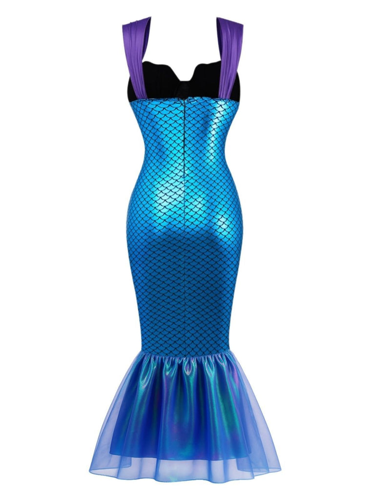 1930s Seashell Mermaid Halloween Bodycon Dress - vintage dress, retro fashion