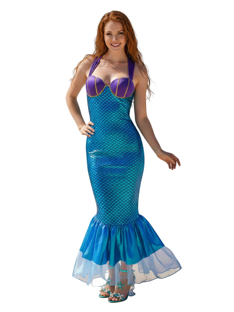 1930s Seashell Mermaid Halloween Bodycon Dress - vintage dress, retro fashion