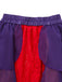 Purple 2PCS 1930s Hocus Pocus Lace Floral Top & Skirt - vintage skirt, retro style