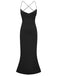1930s Solid Back Cross Straps Mermaid Dress, vintage dress, retro fashion - perfect for women who love vintage and retro fashion