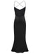 1930s Solid Back Cross Straps Mermaid Dress, vintage dress, retro fashion - perfect for women who love vintage and retro fashion