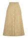 She sways in this 1930s Solid Buttoned Corduroy A-Line Skirt and it's pure 1930s magic