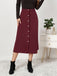1930s Solid Buttoned Corduroy A-Line Skirt — because 1930s glamour deserves an encore