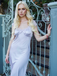 1930s Solid Deep V-Neck Lace Trim Nightgown - vintage nightgown, retro sleepwear