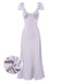 1930s Solid Deep V-Neck Lace Trim Nightgown, vintage fashion, retro style - perfect for women who love vintage and retro fashion